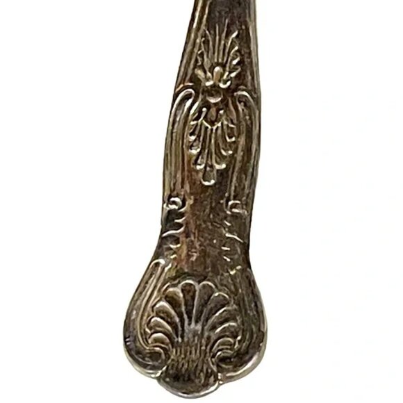 Vtg A1 SHEFFIELD ENGLAND spoons ROCKFORD TRIPLE knives SET of 4 silver plated - Picture 5 of 13